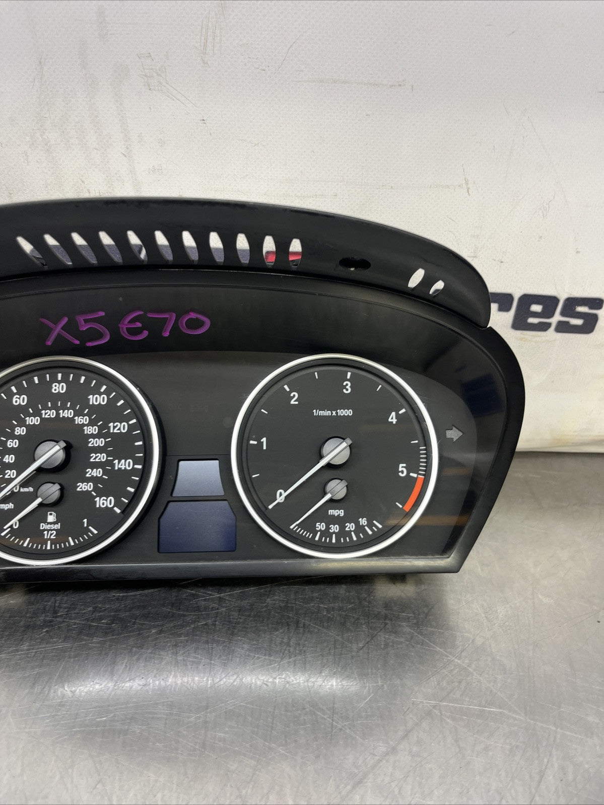 BMW X5 Series E70 Speedo Clocks Instruments Combination Automatic 9153844