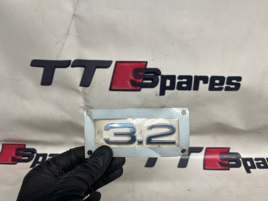 Audi TT mk1 genuine oem 3.2 badge
