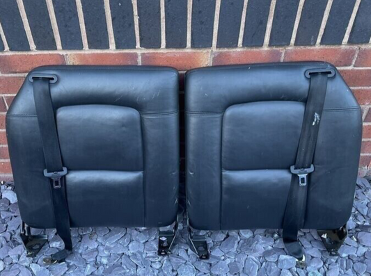 Genuine Audi TT Mk1 Black Leather Seats*REAR BACK SEATS ONLY*98-06*VGC