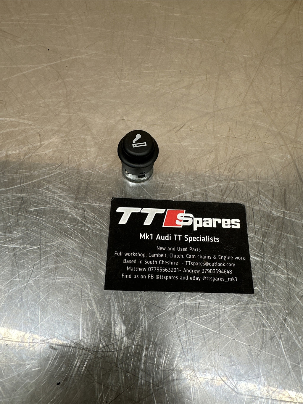 Genuine Audi TT Mk1 Cigarette Lighter-USED Rare 98-06 MINT