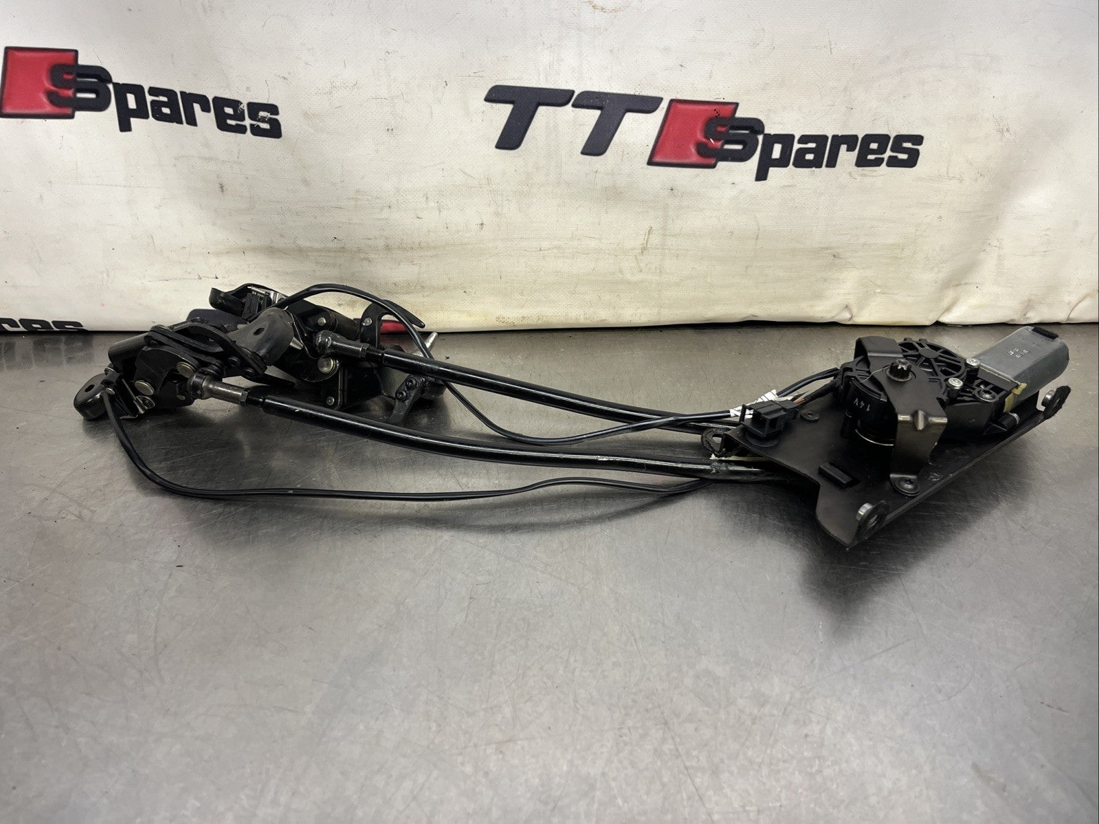 AUDI TT 8J MK2 ROADSTER CONVERTIBLE ROOF FRONT FIXING HOOK MOTOR+LINKAGE+CATCHES