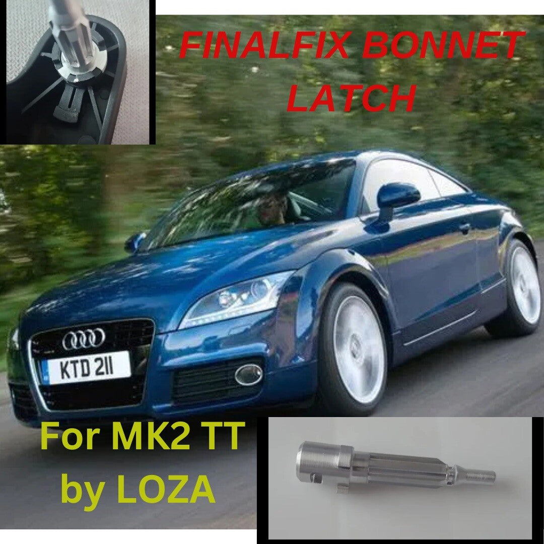 Audi TT UPGRADE Mk2 Metal Bonnet Latch Handle Release Pin RHD 07-14 8J2823533C