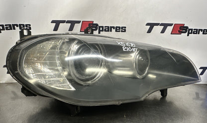 BMW X5 HEADLIGHT XENON FRONT RIGHT DRIVER SIDE OFFSIDE 7161590 E70 2007