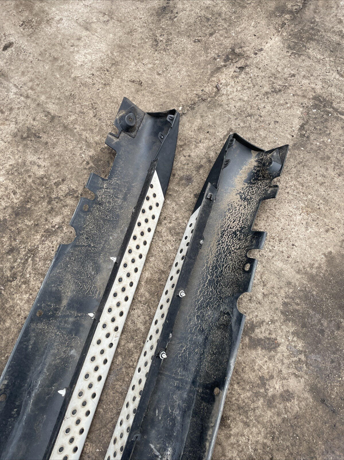 BMW E70 X5 SILL COVERS Pair ALUMINIUM FOOT PLATE
