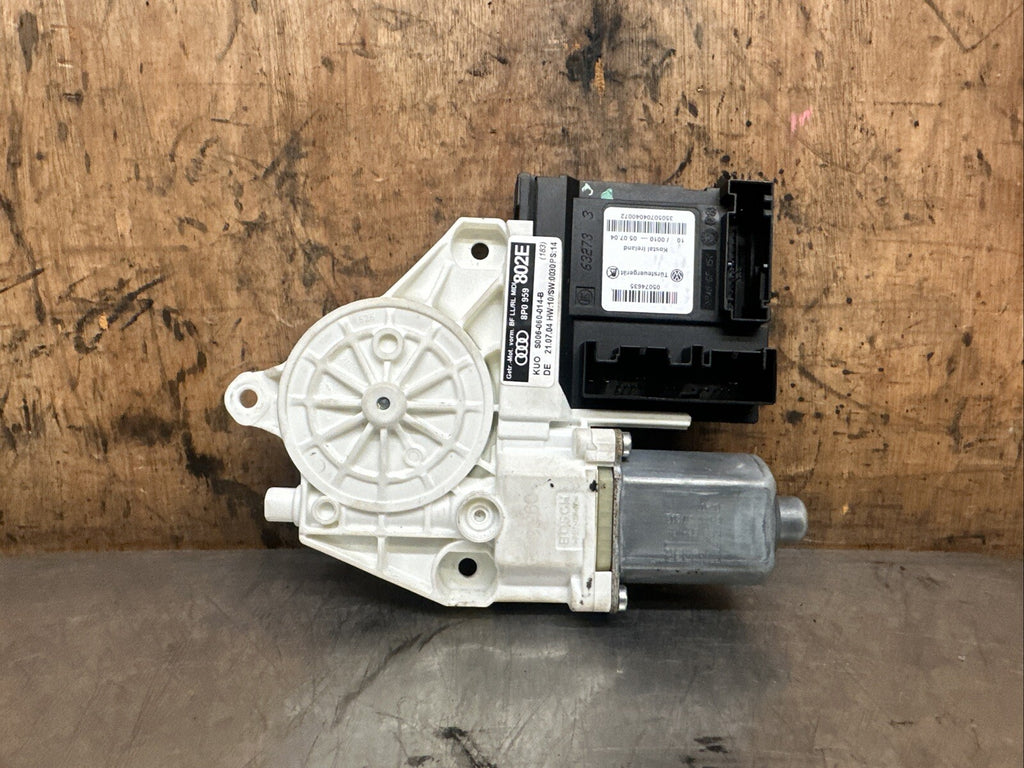  8P0959802E 2006 AUDI A3 PASSENGER FRONT LEFT SIDE WINDOW MOTOR
