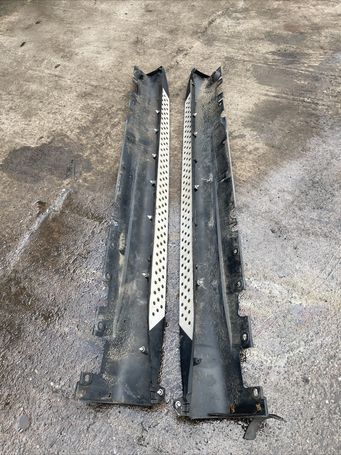 BMW E70 X5 SILL COVERS Pair ALUMINIUM FOOT PLATE