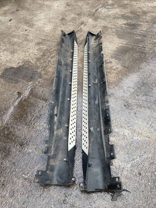 BMW E70 X5 SILL COVERS Pair ALUMINIUM FOOT PLATE