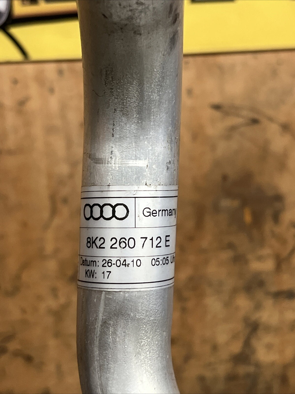 8K2260712E AUDI A5 8T 8F AIR CONDITIONING A/C PIPE HOSE DIESEL 2011
