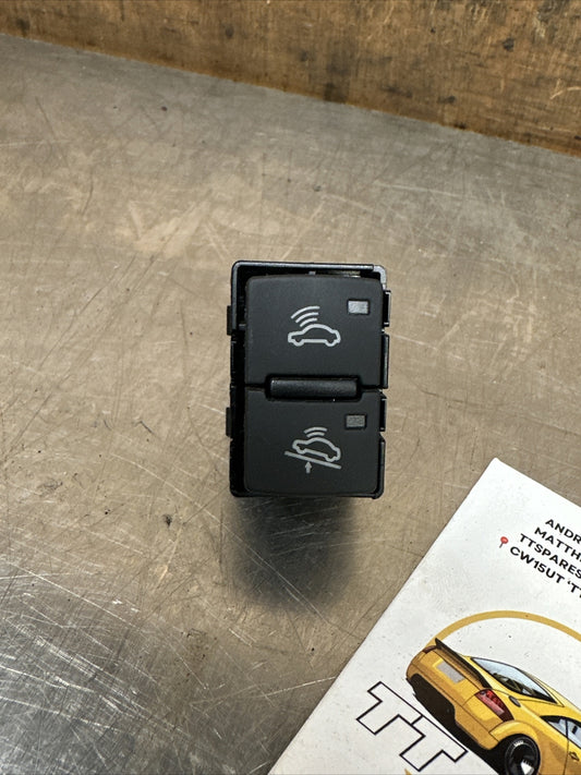 AUDI TT TTS MK2 8J Anti Theft Alarm Control Switch 4F0962109 2008 RHD