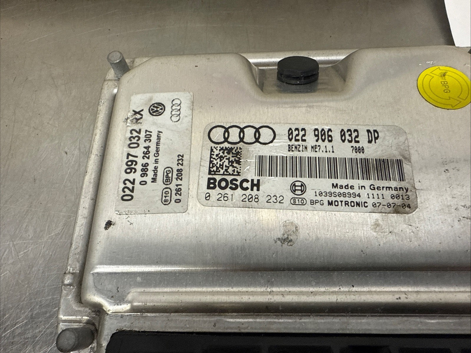 Audi TT Mk1 3.2 BHE V6 engine control unit 022906032DP ECU Unit Recon 2015