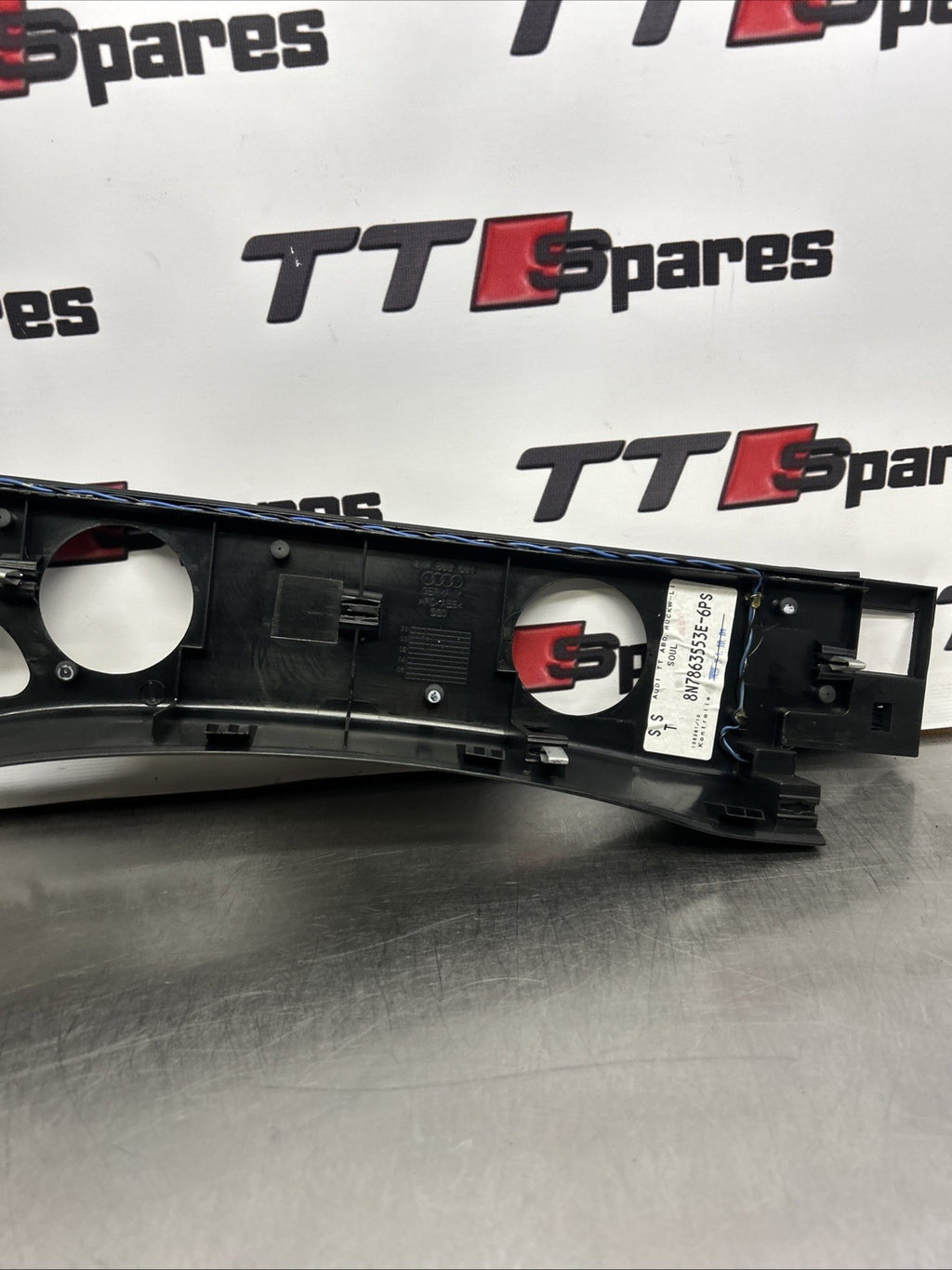 Audi TT 8N Mk1 Roadster NS Left Rear Panel Trim Soul Black 8N7863553E 8N7863681