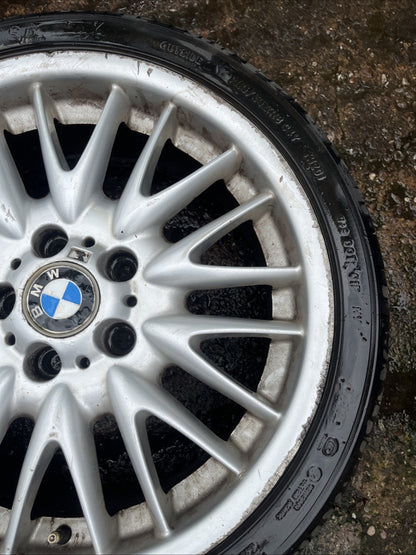 18" 5x120 BMW e46 Original Staggered MV1 Alloy Wheels - SINGLE
