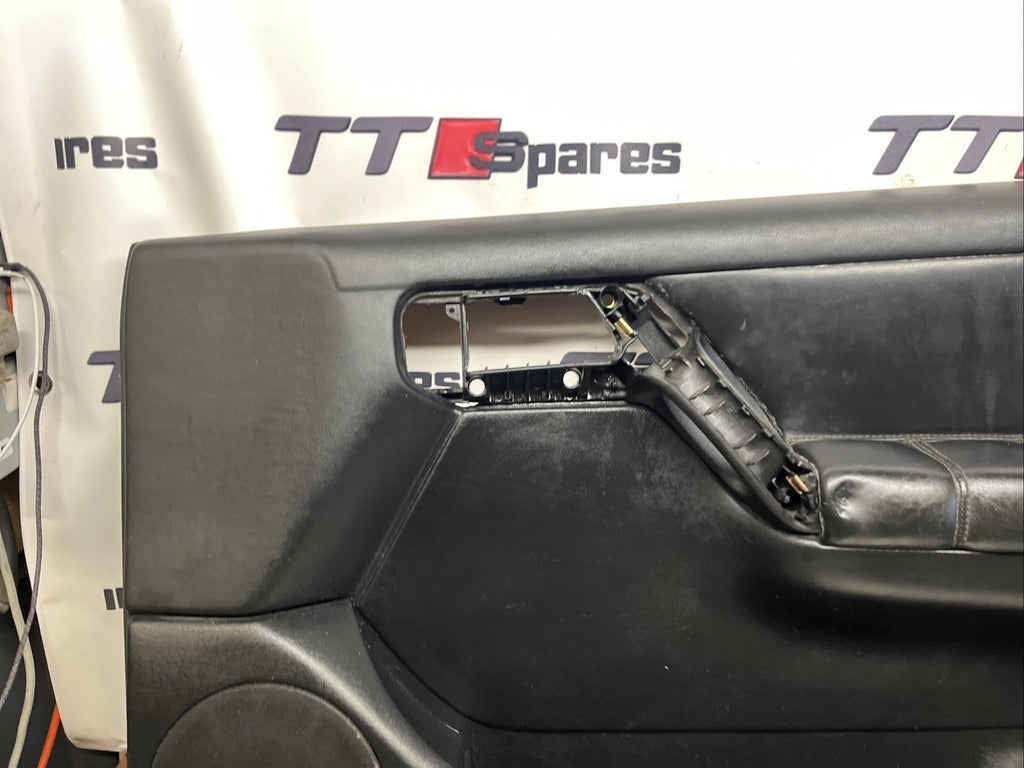 VW GOLF MK3 92-98 3DR GTI VR6 CABRIOLET DOOR CARDS PAIR BLACK VOLKSWAGEN OEM