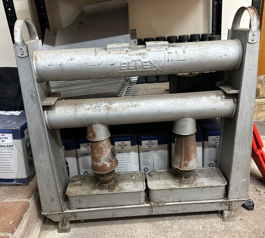 Rare Vintage Lg Eltex Double Burner Paraffin Greenhouse/Garage Heater Radiator