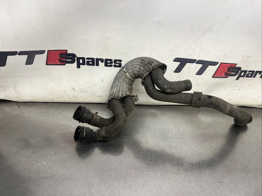 1.8t Golf TT Engine to Heater matrix Coolant Pipe with push fit clips and clamps