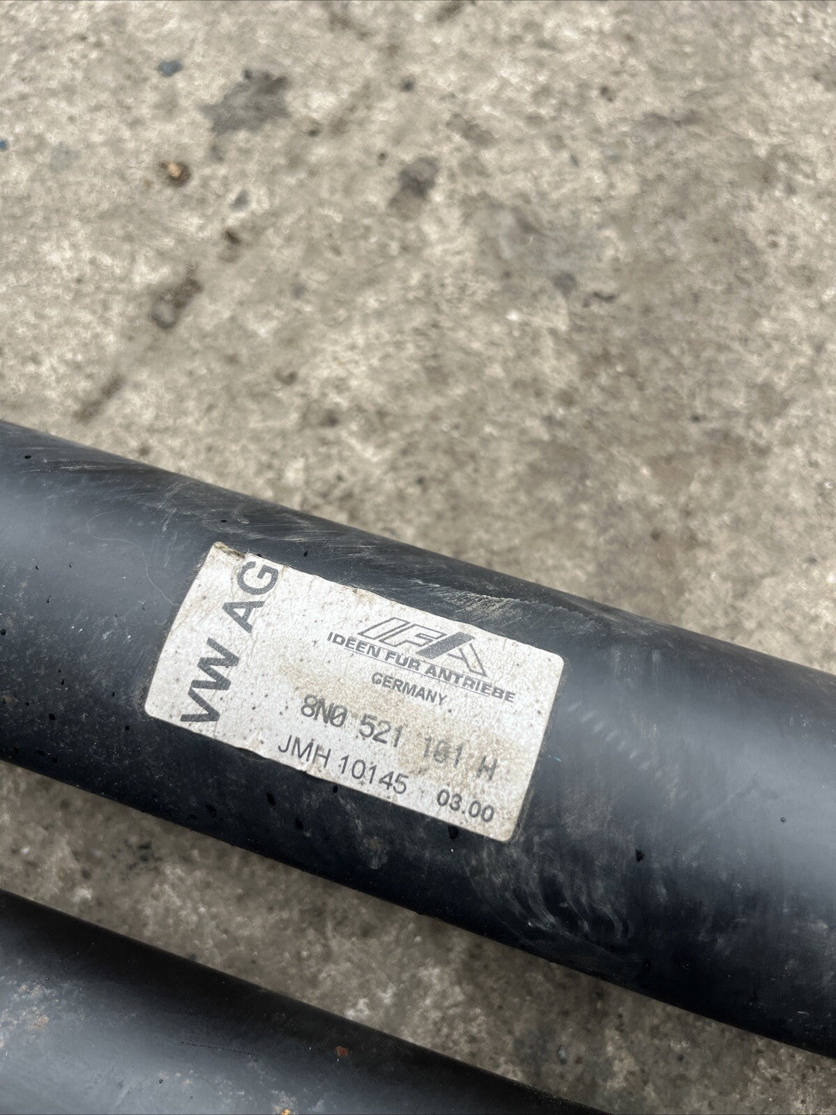 AUDI TT Mk1 8N 1.8T *1999-2006* GENUINE 6-SPEED COMPLETE PROPSHAFT  (FreeP&P)