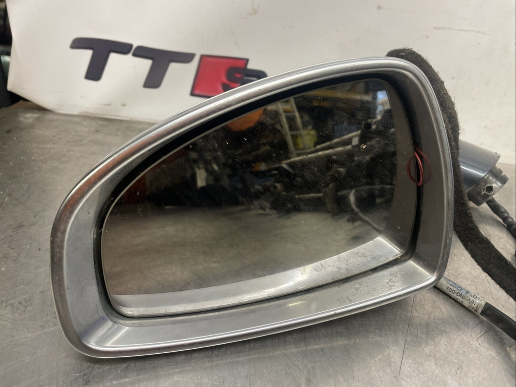 Audi TT TTS 8J 2.0TFSI Brushed Aluminium Left Side Electric Wing Mirror 2009