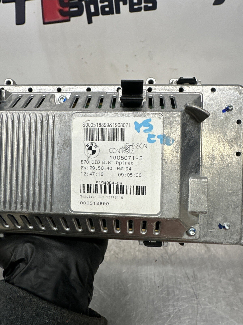 1138730 On-Board Monitor BMW X5 E70 X6 E71 Sat Nav System Screen 8,8" 