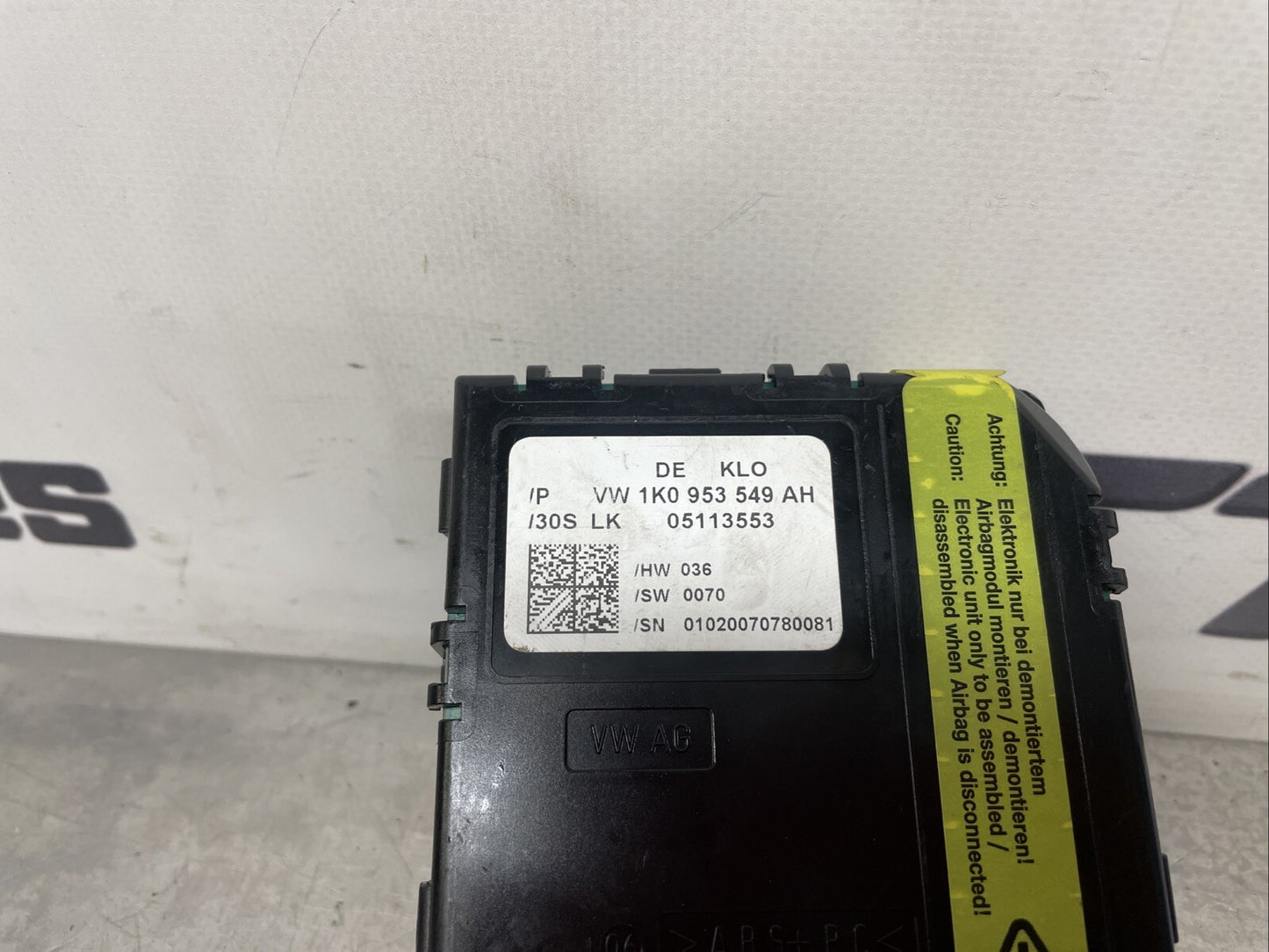 1K0953549AH 2008 AUDI TT MK2 8J - STEERING CONTROL MODULE  - UAM