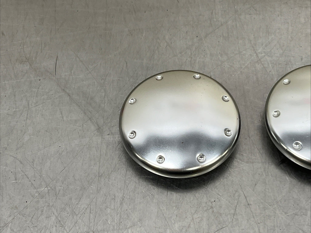 AUDI TT MK1 ALUMINIUM INTERIOR DOOR HANDLE TRIM COVER CAP PAIR  8n0867163