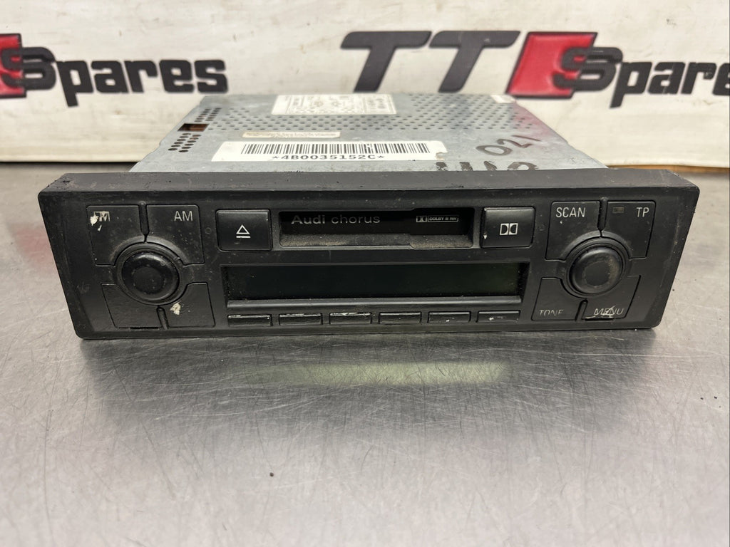 4B0035152C 2003 Audi TT Radio Stereo Cassette Player Head Unit With Code