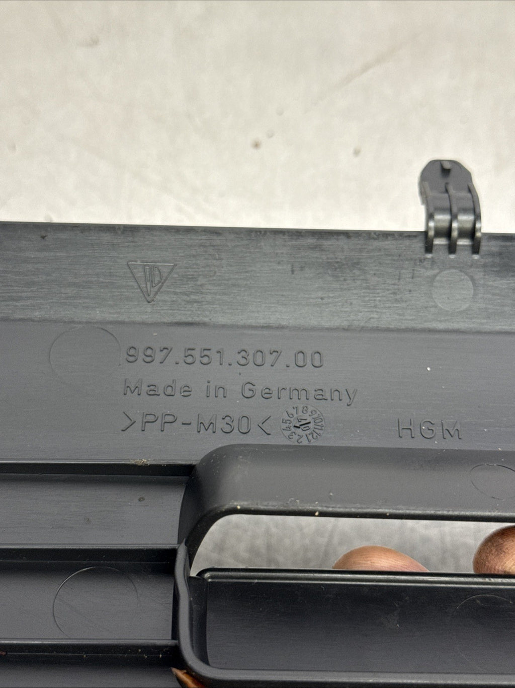 Porsche Boxster 987 Trunk Lid Luggage Compartment Trim Black 99755130700