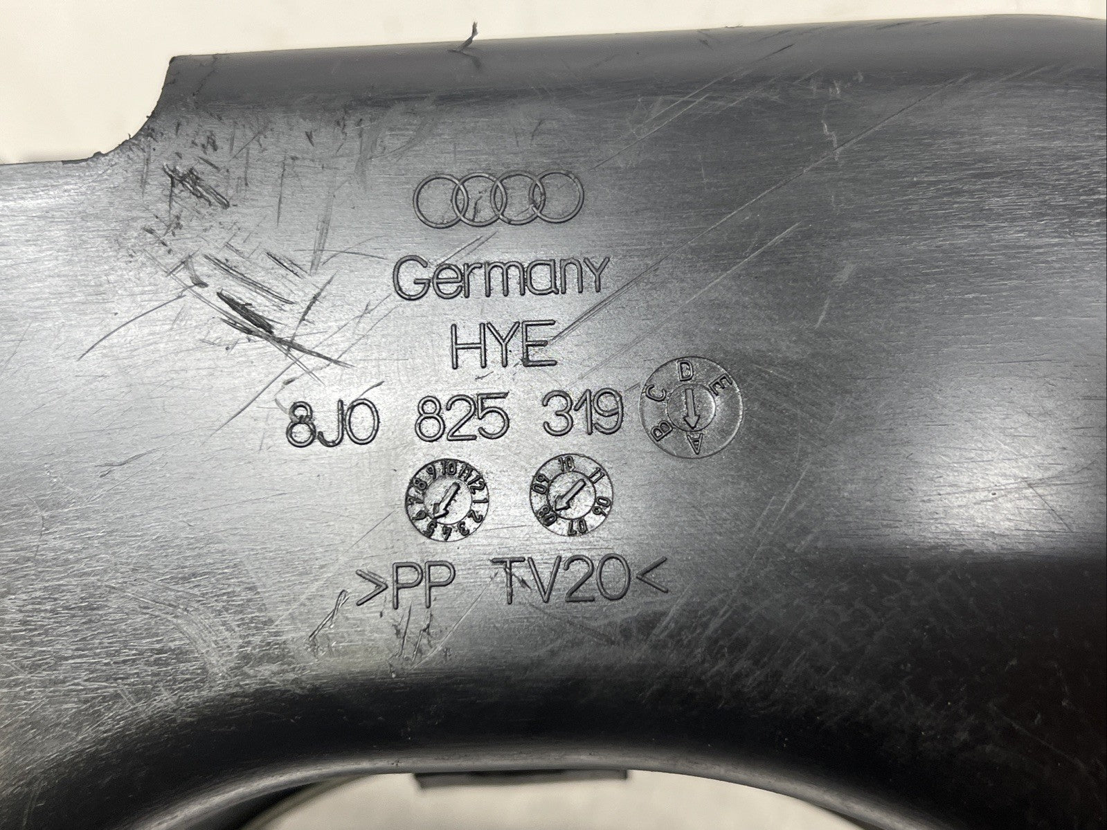 8J0825319 AUDI TTRS Passenger Front Brake Duct Nearside S-Line Mk2  06-14 #1919
