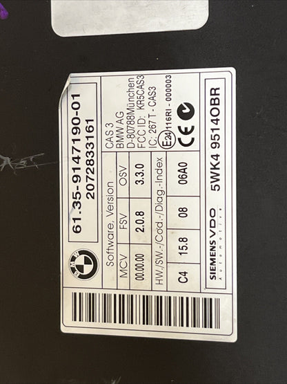 ✅BMW X5 E70 M-Sport 3.0D 7809944 0281015129  ECU SET START KIT  ✅