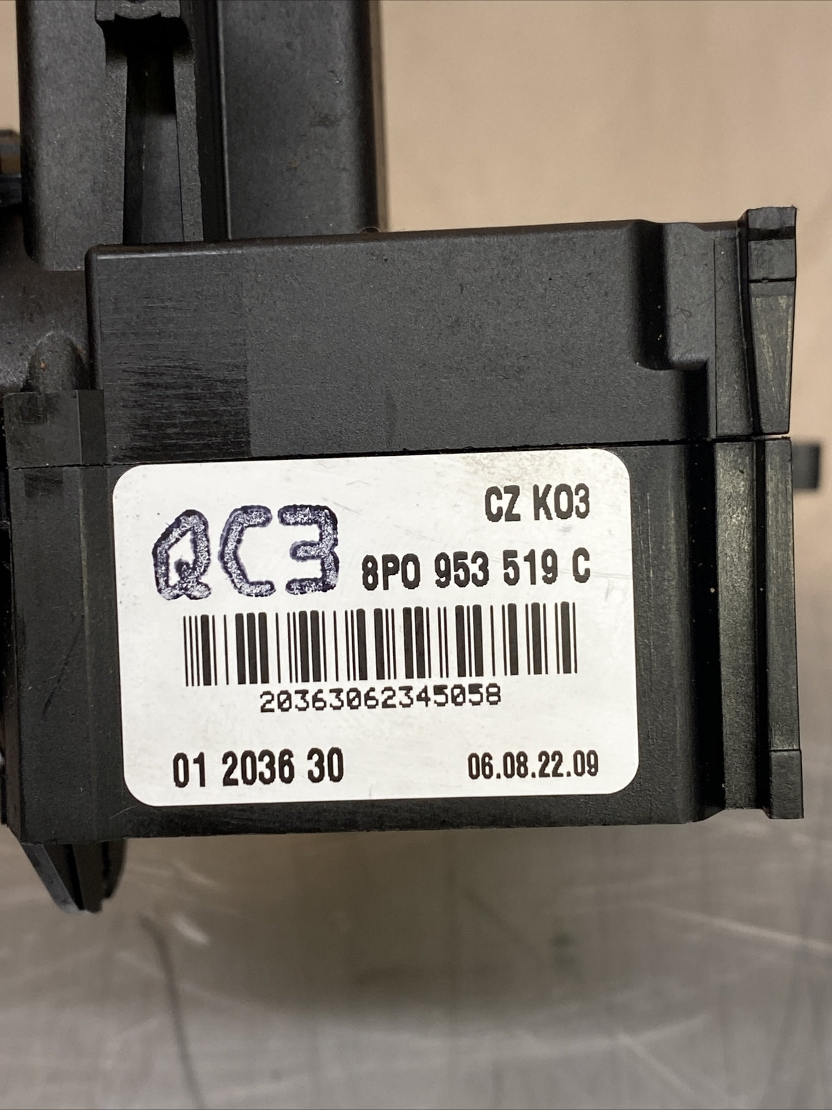 AUDI TT MK2 8J WIPER COMBINATION SWITCH STALK 2007 8P0953519C