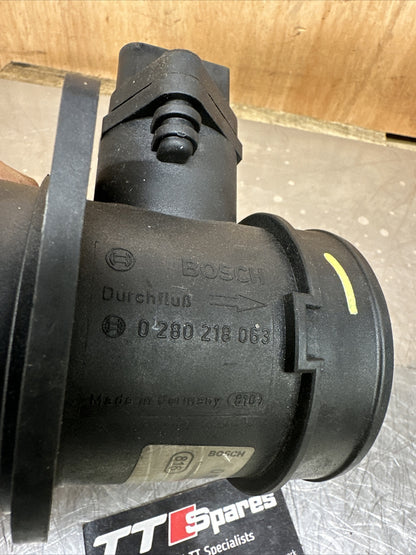 VW AUDI SEAT SKODA MASS AIR FLOW METER MAF SENSOR BOSCH 0280218063 06A9064611