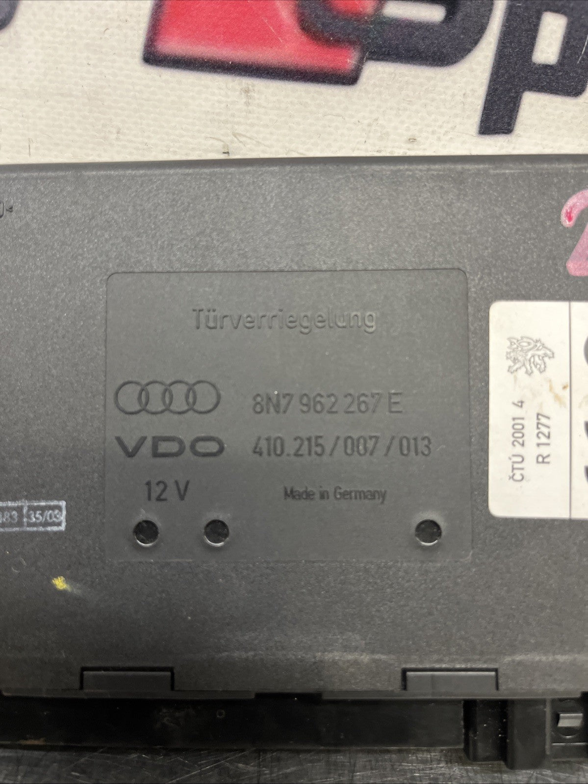 Audi TT Convertible CCM comfort control module 8N7962267E Roadster 8N