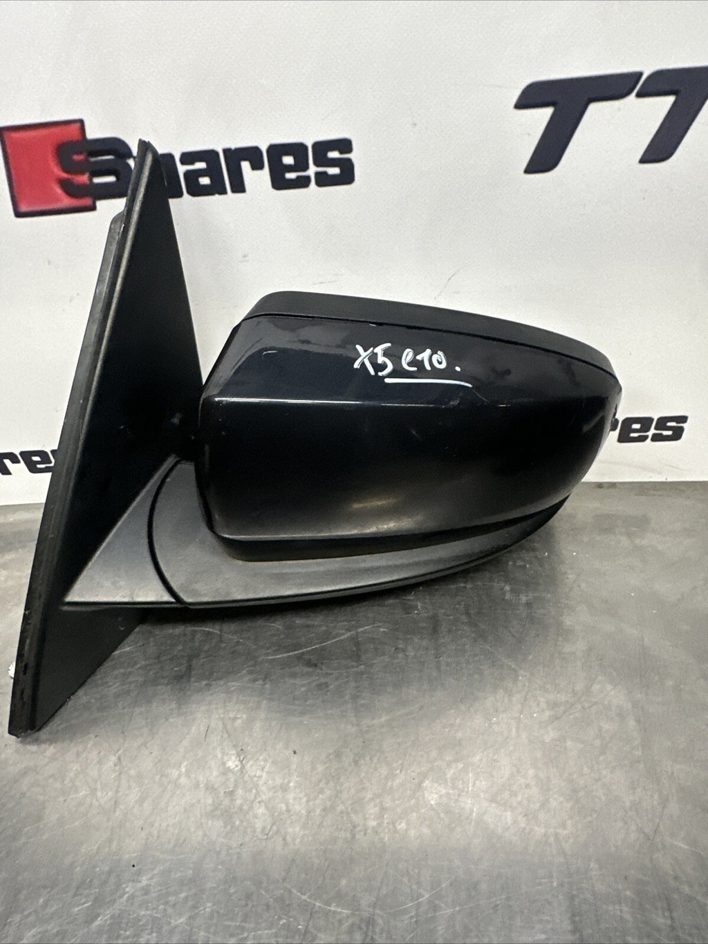 BMW X5 E70 07-13 NEARSIDE LEFT  AUTO DIMMING WING MIRROR MATT BLACK