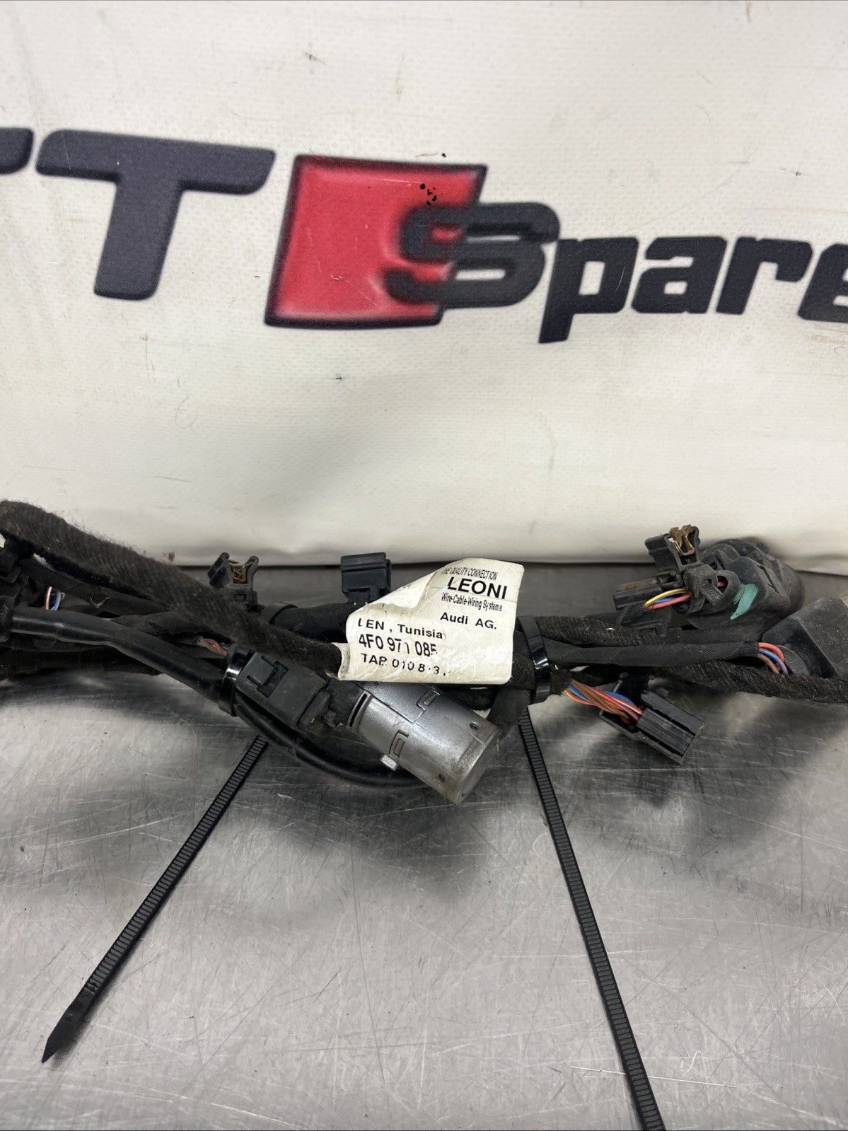 4F0971085 2011 Audi A6 C6 2004-2011 Saloon Rear Parking Sensor Wiring Loom
