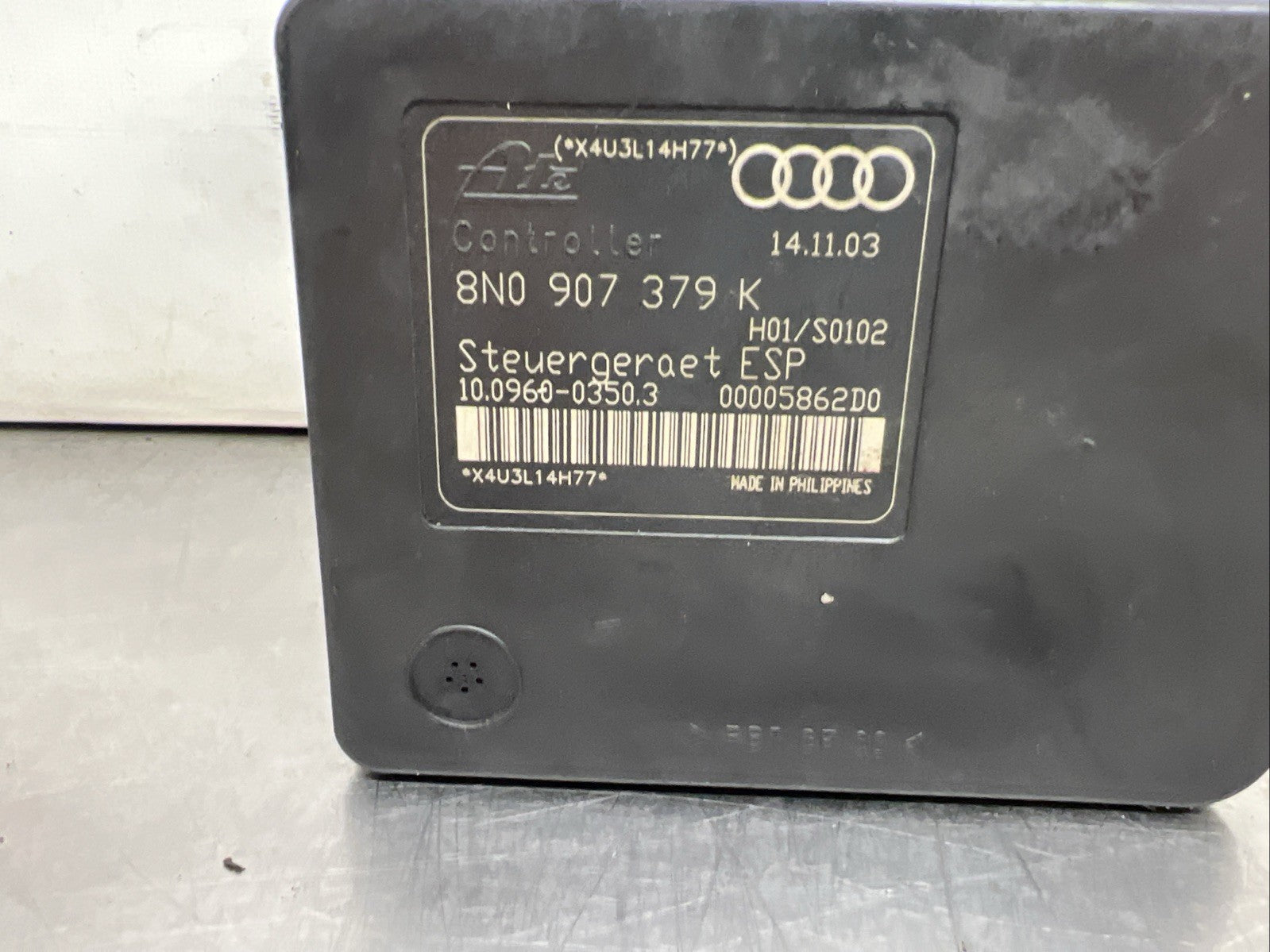 Audi TT 8N 1998-2006 MK1 Quattro ABS Pump & Module 8N0614517K / 8N0907379K