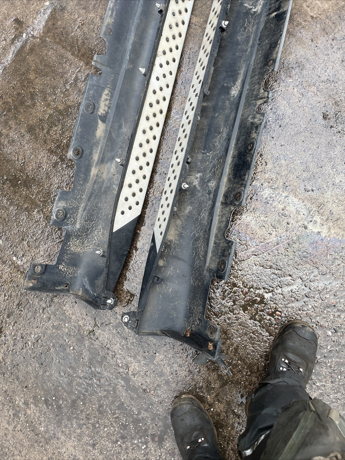 BMW E70 X5 SILL COVERS Pair ALUMINIUM FOOT PLATE