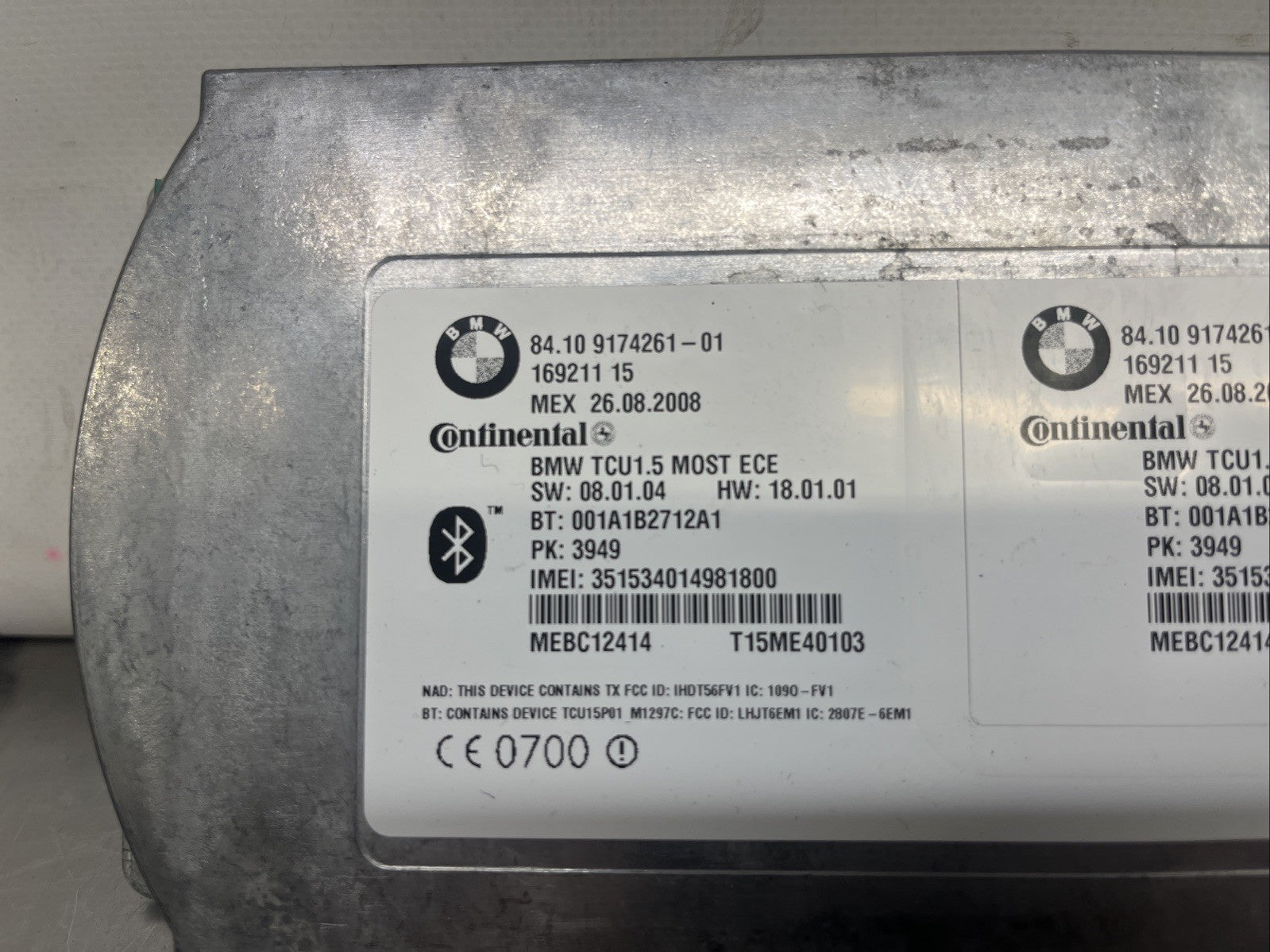 BMW X5 E70 M SPORT NAVIGATION BLUETOOTH MODULE 8410917426101 OEM GENUINE