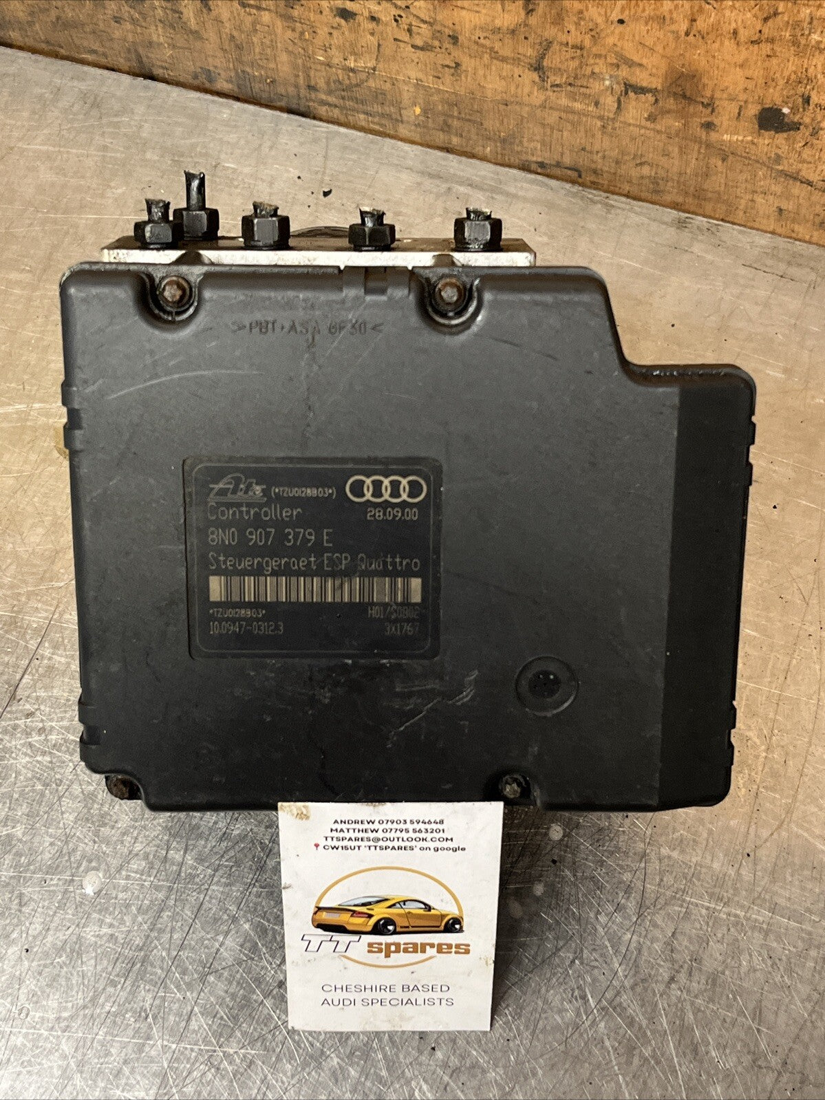 Audi TT S3 8N ABS Pump Controller ECU Control Unit 8N0614517A 8N0907379E
