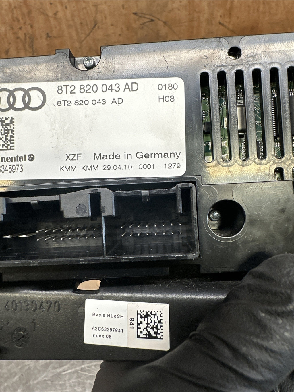 8K2820043AD 2012 AUDI A5 8T HEATED SEATS HEATER CLIMATE CONTROL SWITCH PANEL
