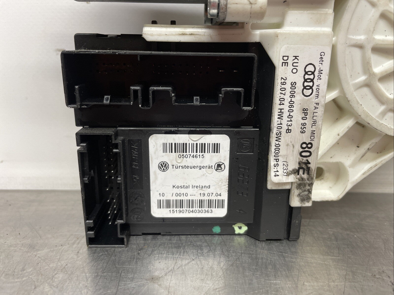 AUDI A3 8P2 (2005   2008)  WINDOW MOTOR 8P0959801E  8P4959801E #863