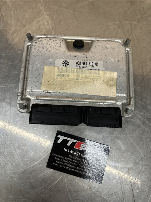 VW Beetle Convertible 1.9 TDI Engine Control Unit ECU 038906019KR