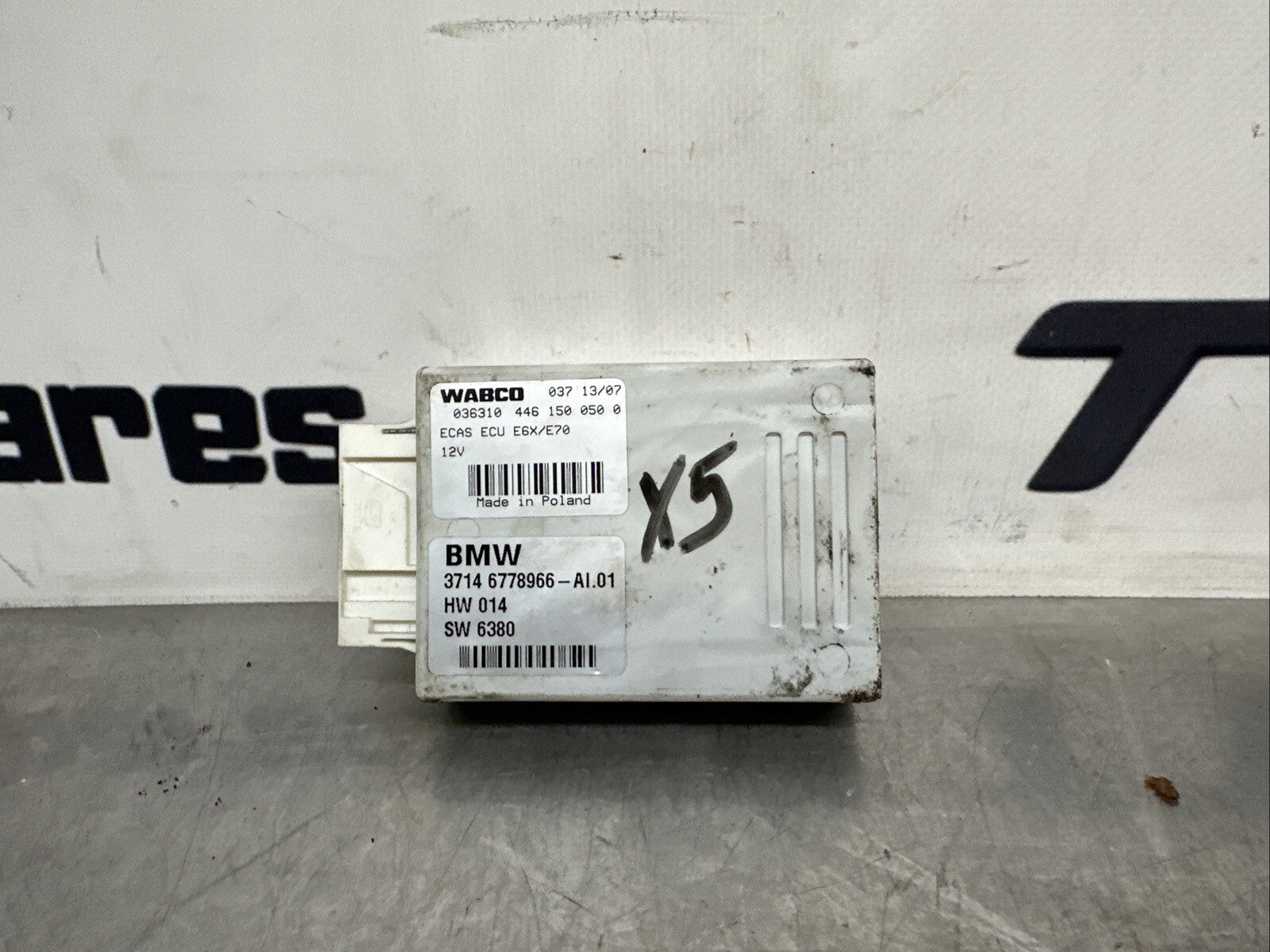BMW X5 Series E70 Air Suspension Supply Control Unit 6778966
