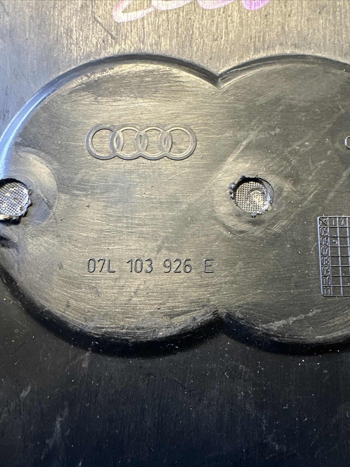 Audi S6 C6 2005 Engine Cover 07L103926E OEM Genuine