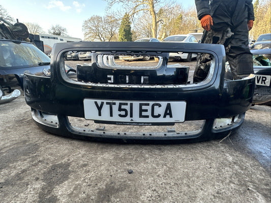 AUDI TT 8N 225 FRONT BUMPER BLACK NO WASHER JETS   NO GRILLS