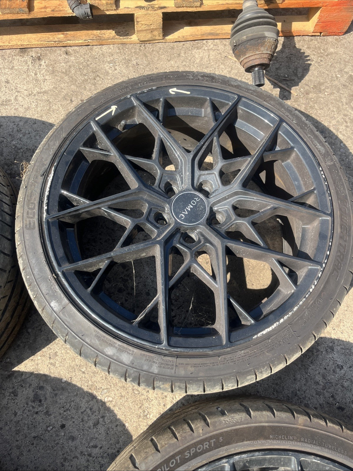 19 Inch Romac Alloys with Good Tyres . 5x112 Leon Golf Cupra