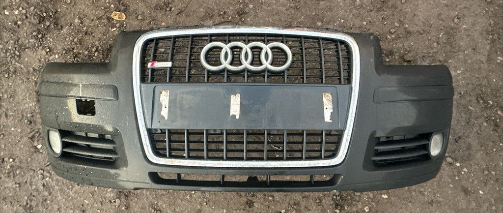 AUDI A3 8P PRE FL QUATTRO S LINE FRONT BUMPER BLACK LZ9Y 2004-2008