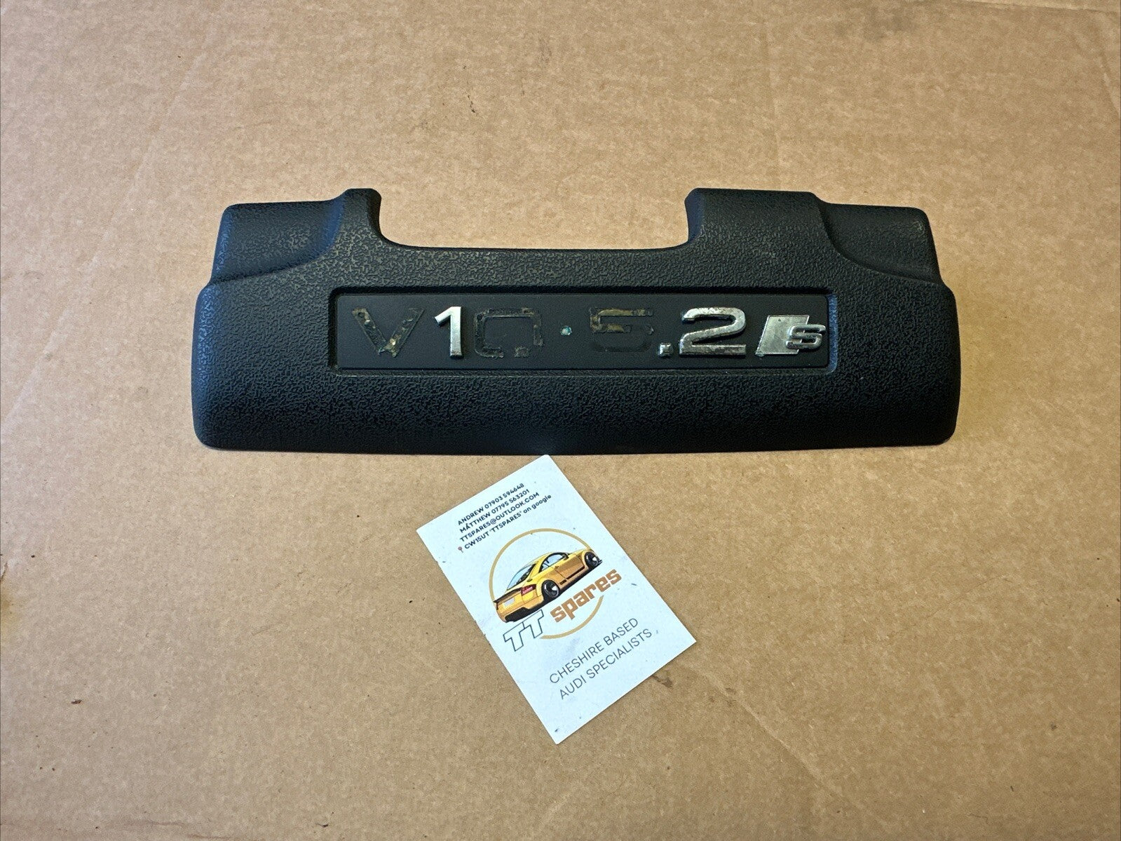 AUDI S6 C6 2006 Engine Cover Trim 07L103925A 5.2 Petrol GENUINE