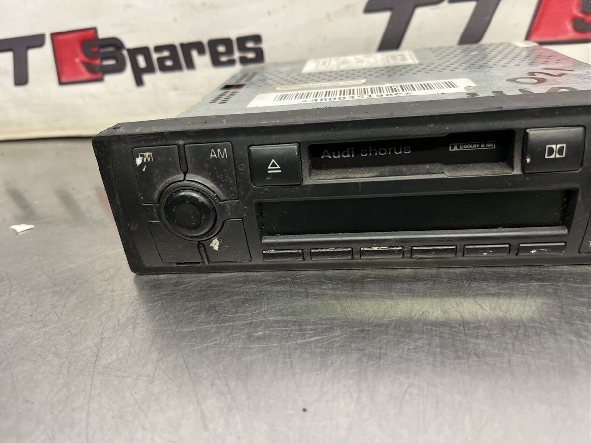4B0035152C 2003 Audi TT Radio Stereo Cassette Player Head Unit With Code