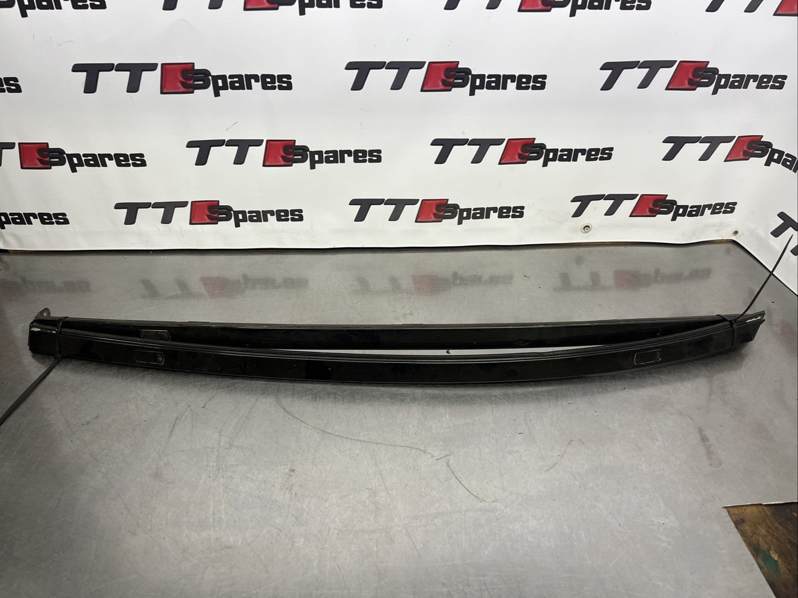 AUDI TT MK1 8N 98-06 COUPE PAIR ROOF GUTTER TRIMS RAILS Black