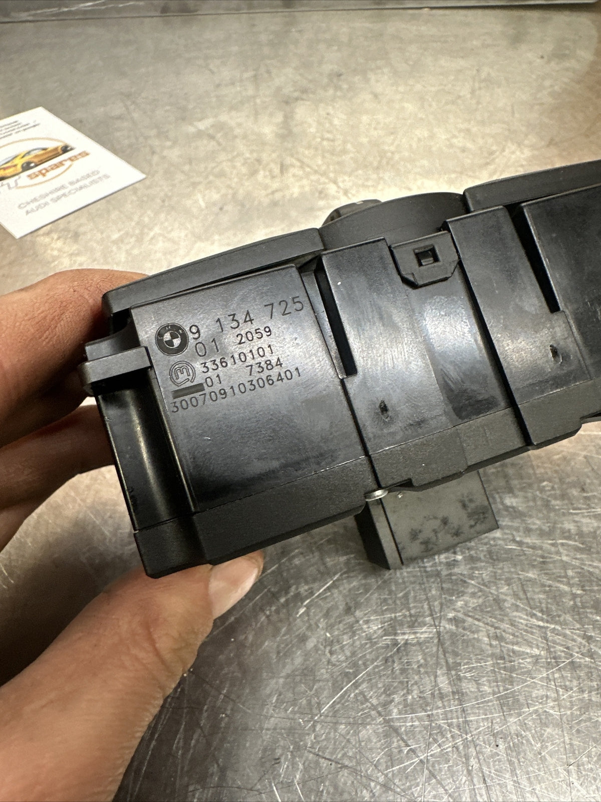 9134725 BMW 5 X5 E70 E60 E61 LCI Control Element Light Headlight Switch Unit 
