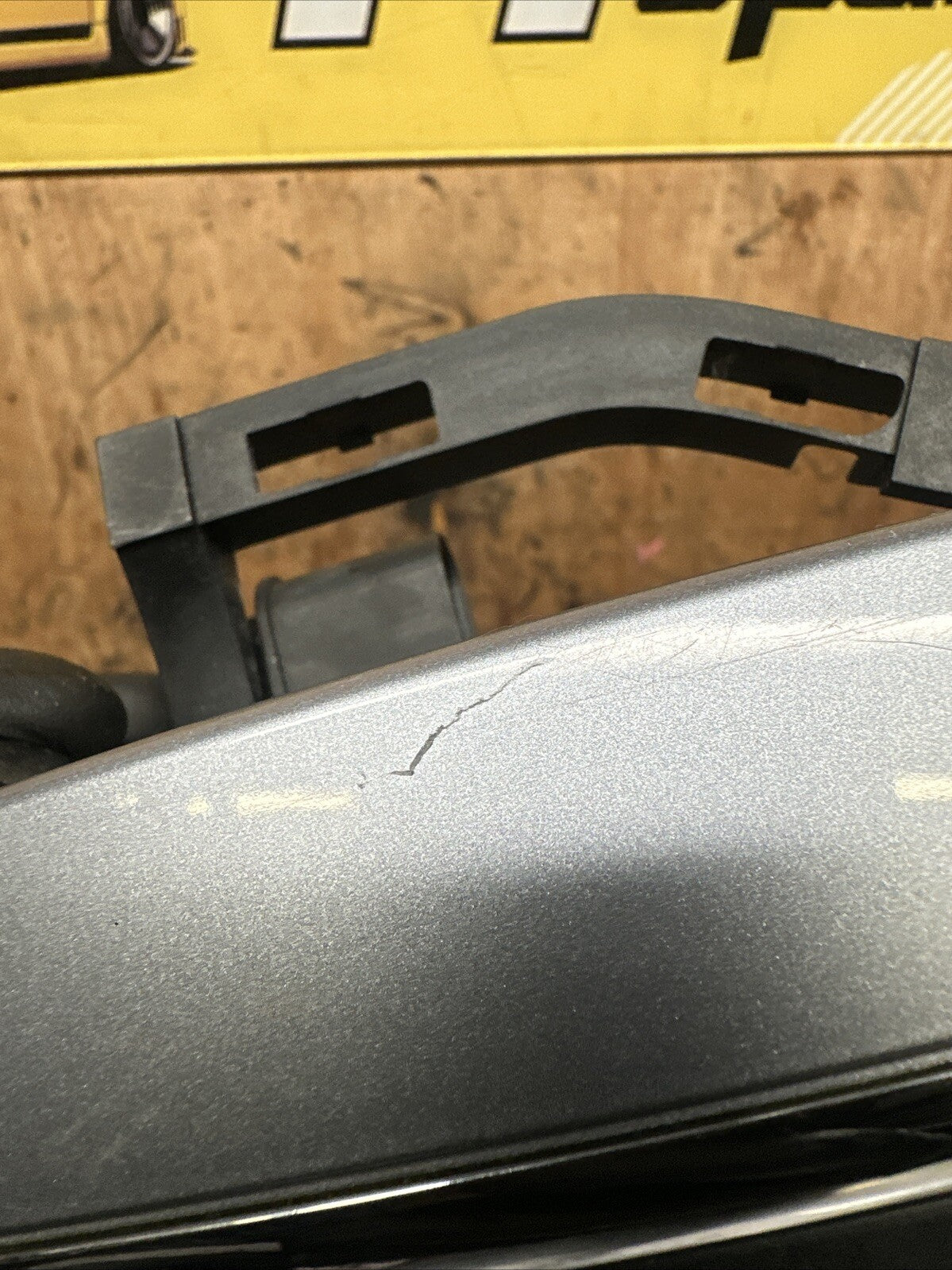 4F0837885 AUDI S6 C6 2010 EXTERIOR DOOR HANDLE REAR LEFT PASSENGER SIDE SILVER